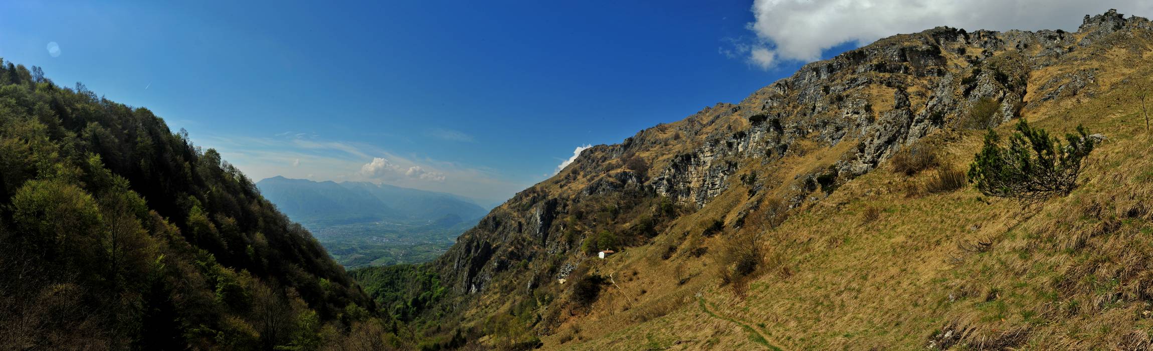 Eremo di San Mauro, Arson di Feltre, dai pressi della forcella San Mauro