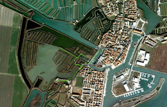 Oasi naturalistica Valle Canal Novo a Marano Lagunare