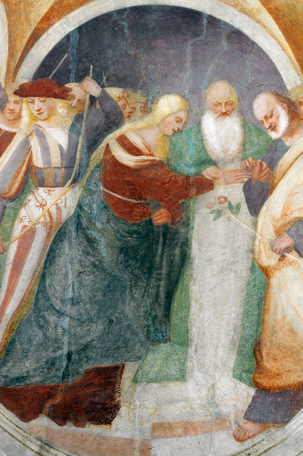 Pordenone, affreschi chiesa Rorai Grande