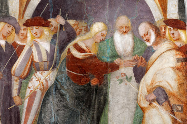 Pordenone, affreschi chiesa Rorai Grande