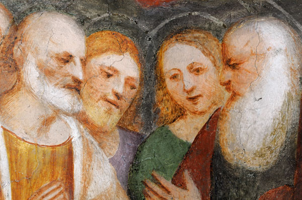 Pordenone, affreschi chiesa Rorai Grande