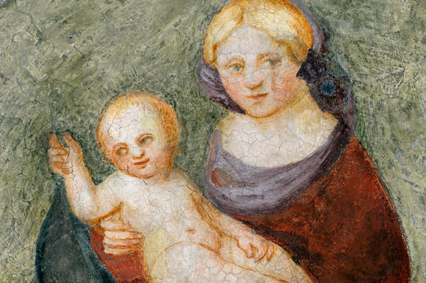 Pordenone, affreschi chiesa Rorai Grande