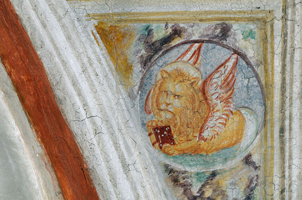 Pordenone, affreschi chiesa Rorai Grande