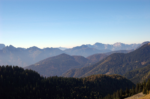 Alpi Carniche salendo al monte Ostering