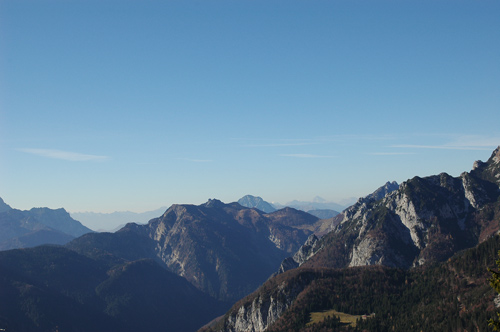Alpi Carniche salendo al monte Malvuerich Alto