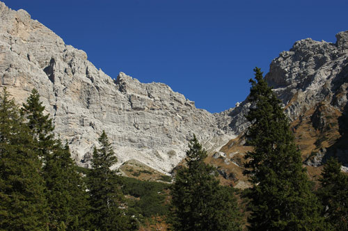 forcella del Duranno dal rifugio Maniago