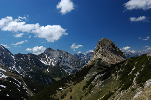 panorama dal passo Giramondo