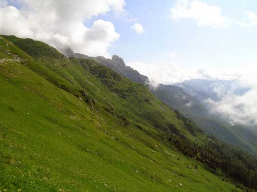 verso il passo degli Scalini