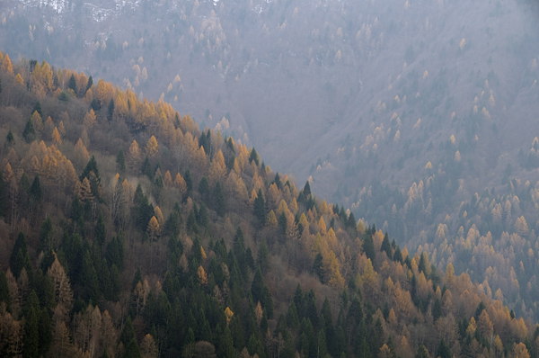 autunno a Erto e nella valle del Vajont