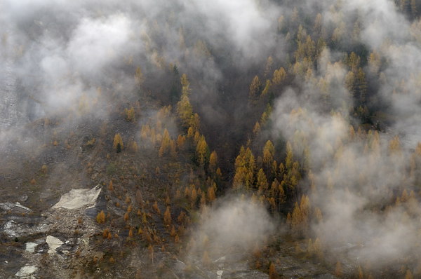 autunno a Erto e nella valle del Vajont