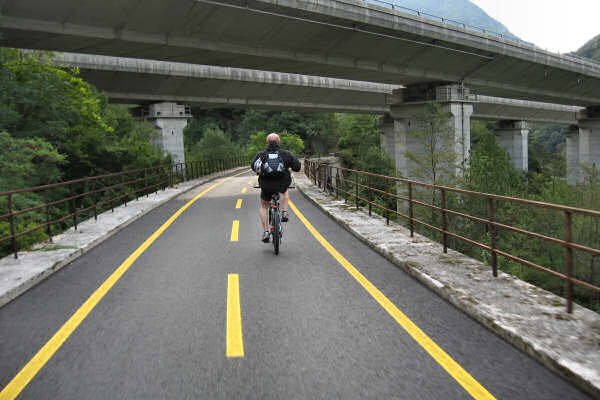 ciclabile Pontebbana Val Canale, Tarvisio Resciutta Gemona, Udine Friuli