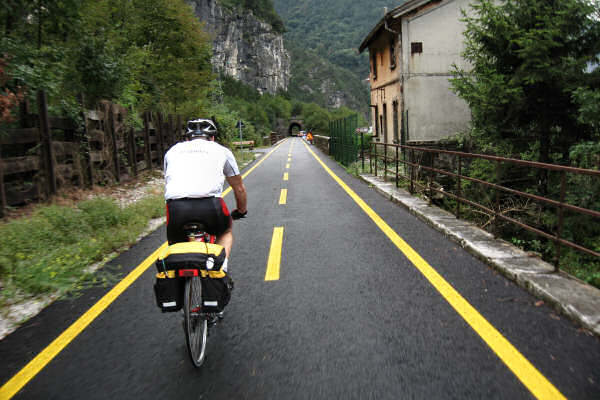 ciclabile Pontebbana Val Canale, Tarvisio Resciutta Gemona, Udine Friuli