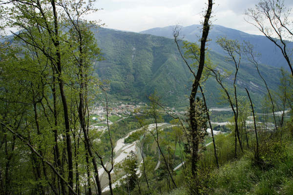 Quero, monte Cornella, Cilladon, Schievenin - valle di Alano, monte Grappa