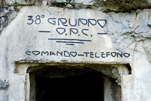 sistema fortificato di Col Andreon, zona Camposolagna sul Monte Grappa