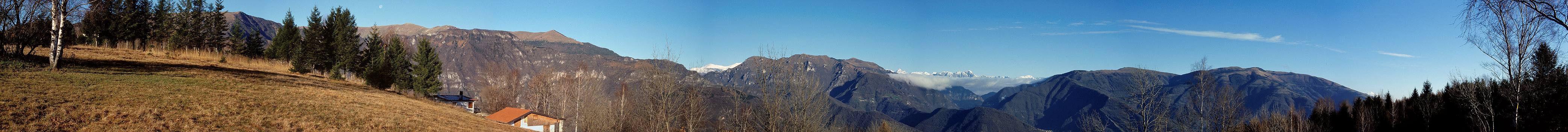Monte Grappa - fotografia panoramica