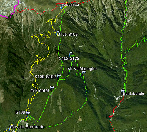 Covolo punta Frontal monte Scalare