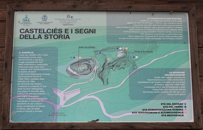 Castello di Castelcies e Chiesetta di San Martino