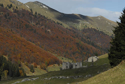 mulattiera del Boccaor, Archeson, Meatte, Val delle Mure, Valle San Liberale - Monte Grappa