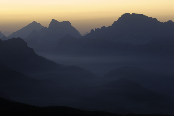 Col Margherita, Lusia Bocche, passo San Pellegrino Valles, Falcade, Val di Fassa