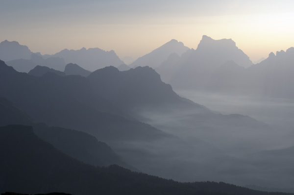 Col Margherita, Lusia Bocche, passo San Pellegrino Valles, Falcade, Val di Fassa