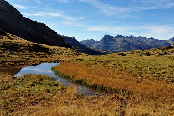 Col Margherita, catena Lusia Bocche, passo Valles, Falcade