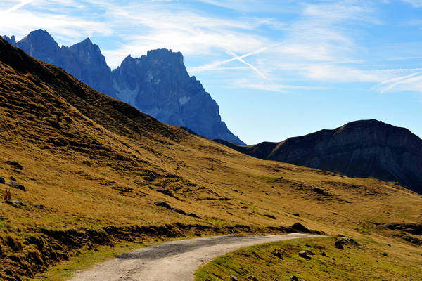 Col Margherita, catena Lusia Bocche, passo Valles, Falcade