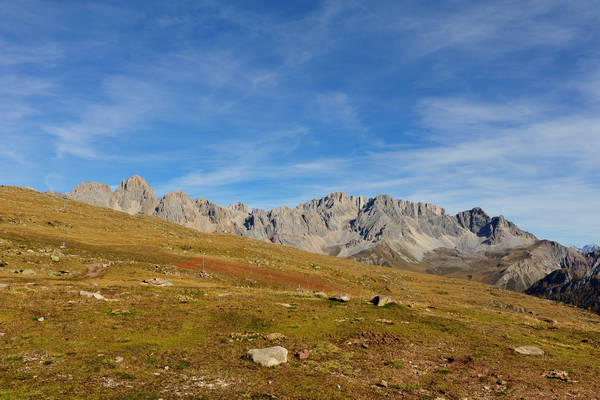 Col Margherita, catena Lusia Bocche, passo Valles, Falcade