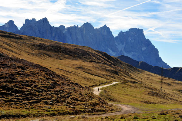 Col Margherita, catena Lusia Bocche, passo Valles, Falcade