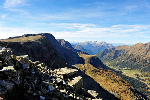 Col Margherita, catena Lusia Bocche, passo Valles, Falcade