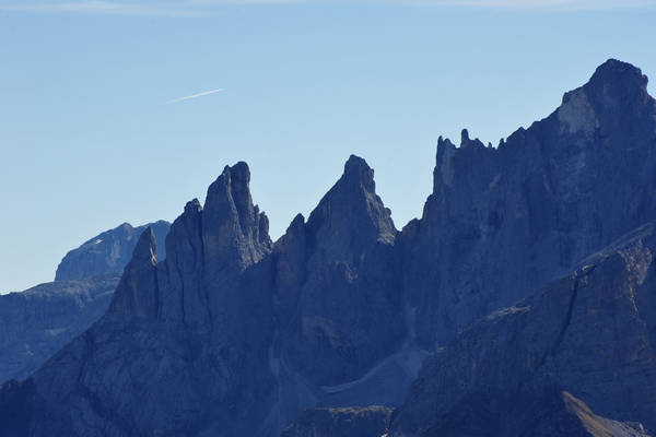 Col Margherita, catena Lusia Bocche, passo Valles, Falcade