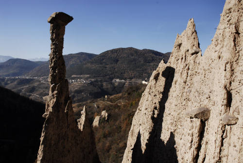 Piramidi di terra a Segonzano in Val Cembra