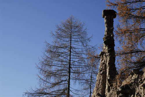 Piramidi di terra a Segonzano in Val Cembra