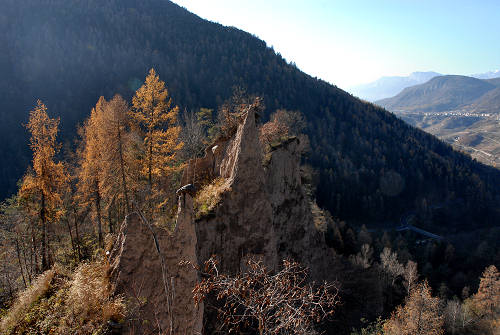 Piramidi di terra a Segonzano in Val Cembra