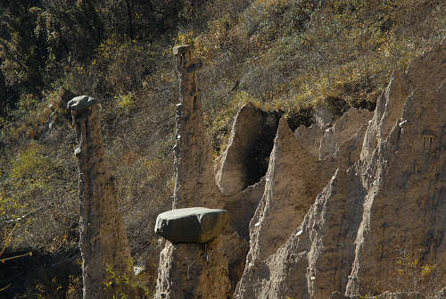 Piramidi di terra a Segonzano in Val Cembra