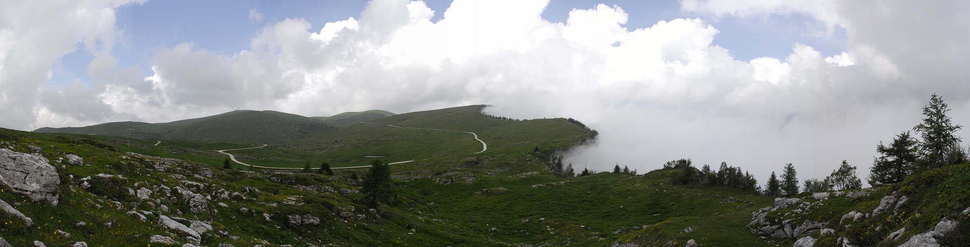 San Giorgio, strada dei cordini, malga e bocca Gaibana