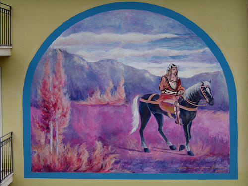 murales, affreschi a Durlo di Crespadoro