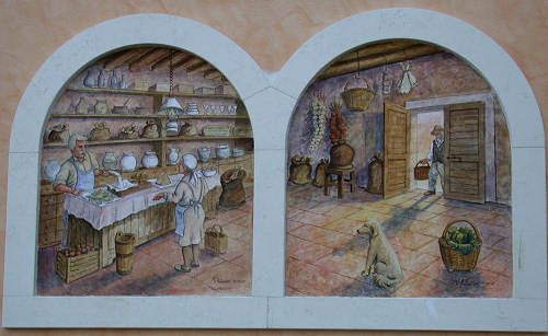 murales, affreschi a Durlo di Crespadoro