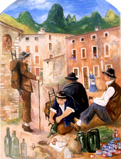 murales, affreschi a Durlo di Crespadoro