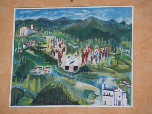 affresco di Fiorenzo Vaccaretti