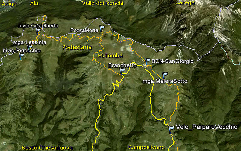 Parparo Vecchio, San Giorgio, Podestaria, Castelberto