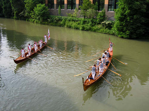 voga alla Veneta sul Piovego a Padova