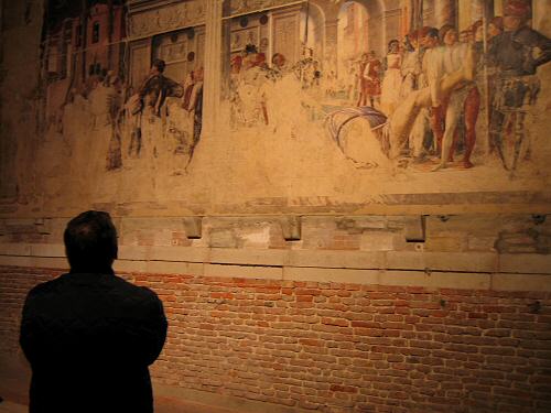 Padova - Chiesa Eremitani, cappella Ovetari, Andrea Mantegna