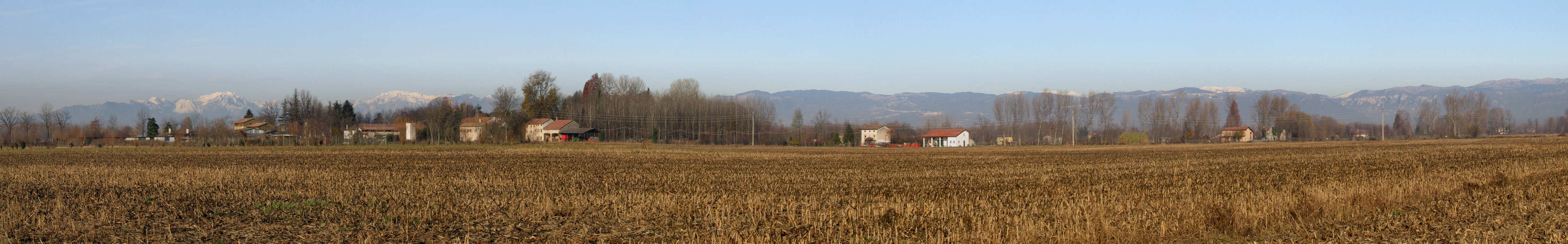 San in Bosco la campagna a Giarabassa di San in Bosco (Padova) foto panoramica