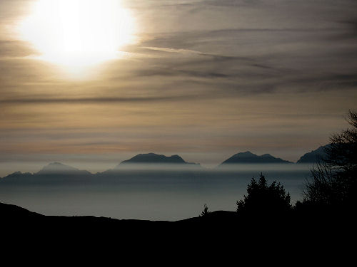 Tramonto al monte Novegno - Schio