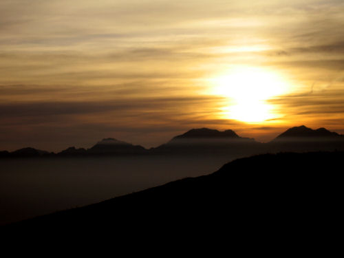 Tramonto al monte Novegno - Schio