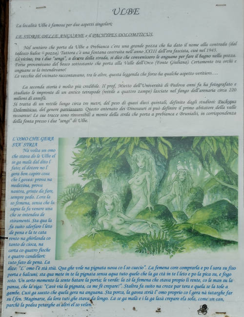 contrada Ulbe, storie leggende anguane