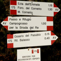 sentieri del Sengio Alto