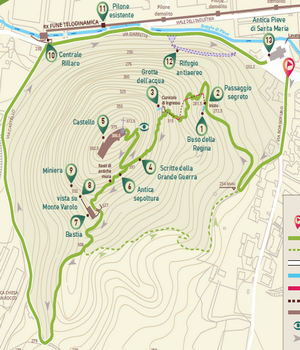 Torrebelvicino, sentiero Antica Pieva al castello di Pievebelvicino