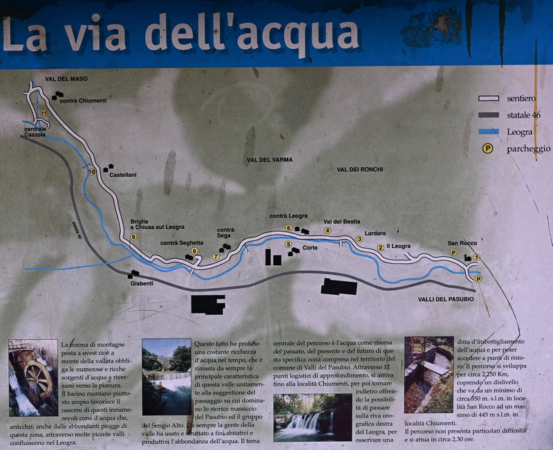La Via dell'Acqua a Valli del Pasubio