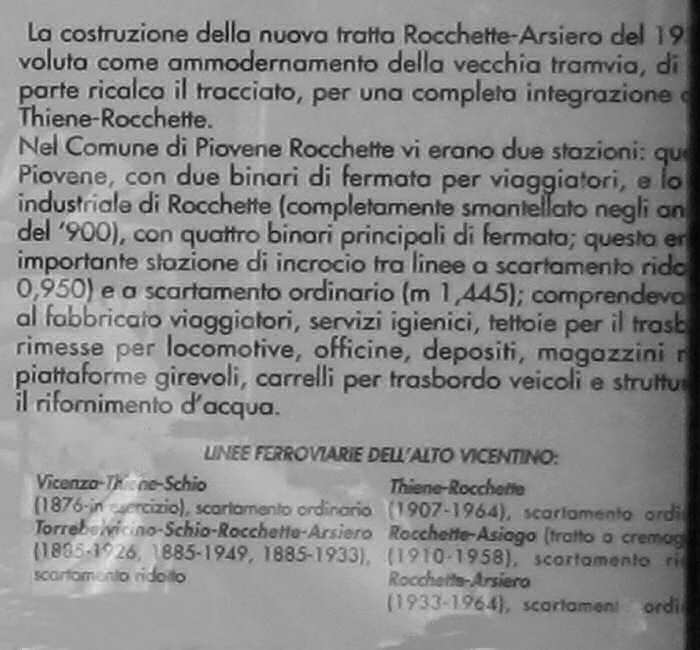 pista ciclabile pedonale ex Ferrovia Rocchette Arsiero